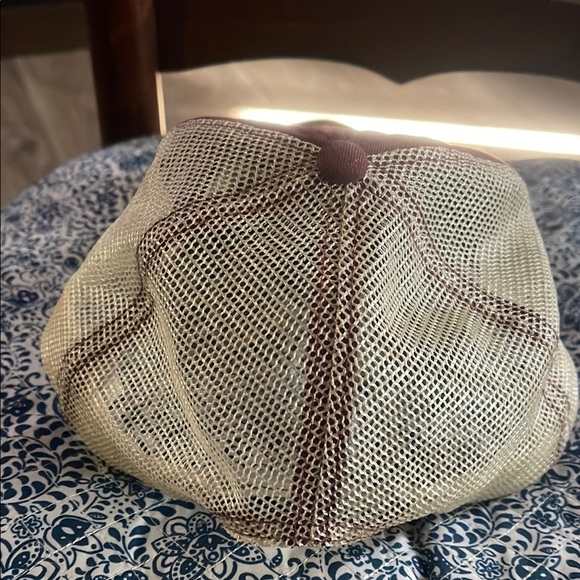 Wrangler Maroon and Beige Trucker Hat - Picture 3 of 3